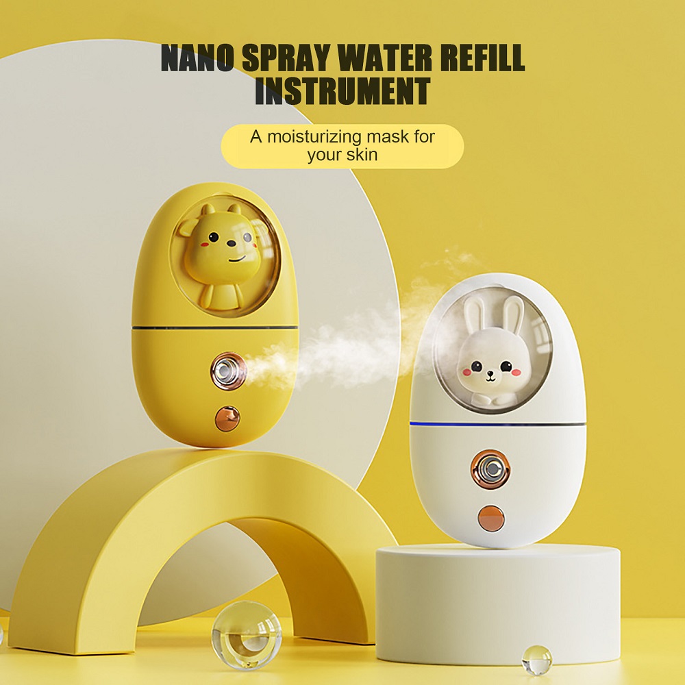 Face Steamer - Mini humidificador facial de dibujos animados