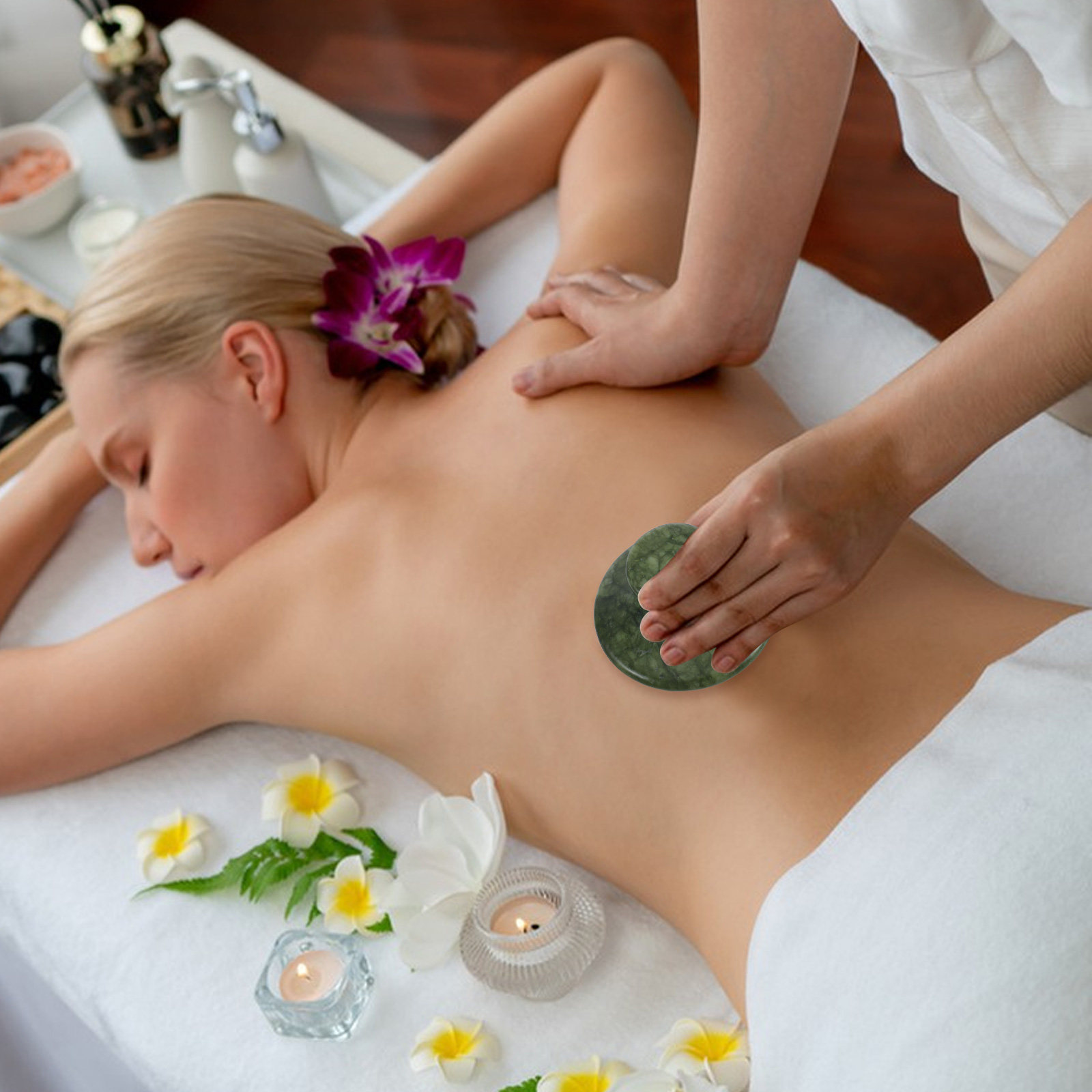 Spa Massager - Piedra de masaje Gua Sha con