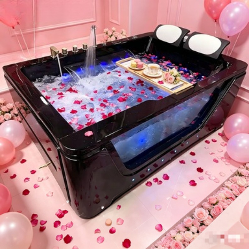 Spa Massager - Jacuzzi de Acrílico para Exterior, Bañera