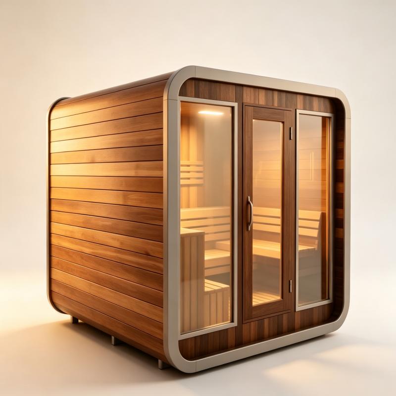 Spa Wellness Gym - Cabina de Sauna de Madera Maciza