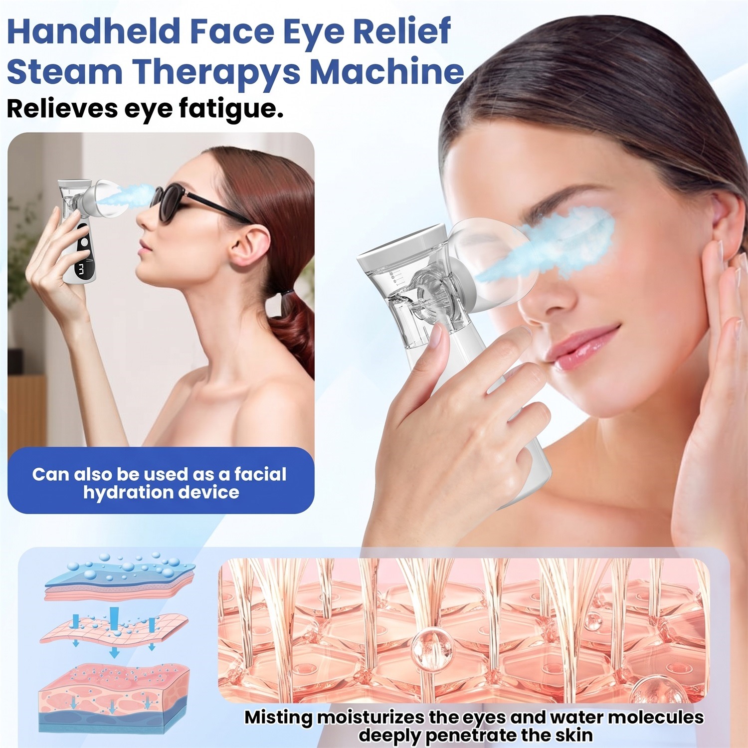 Humidificador Nano para Ojos,  - Face Steamer reseña y precio