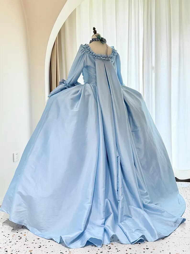 Vestido Azul Rococó del Siglo  - Bathrobe reseña y precio
