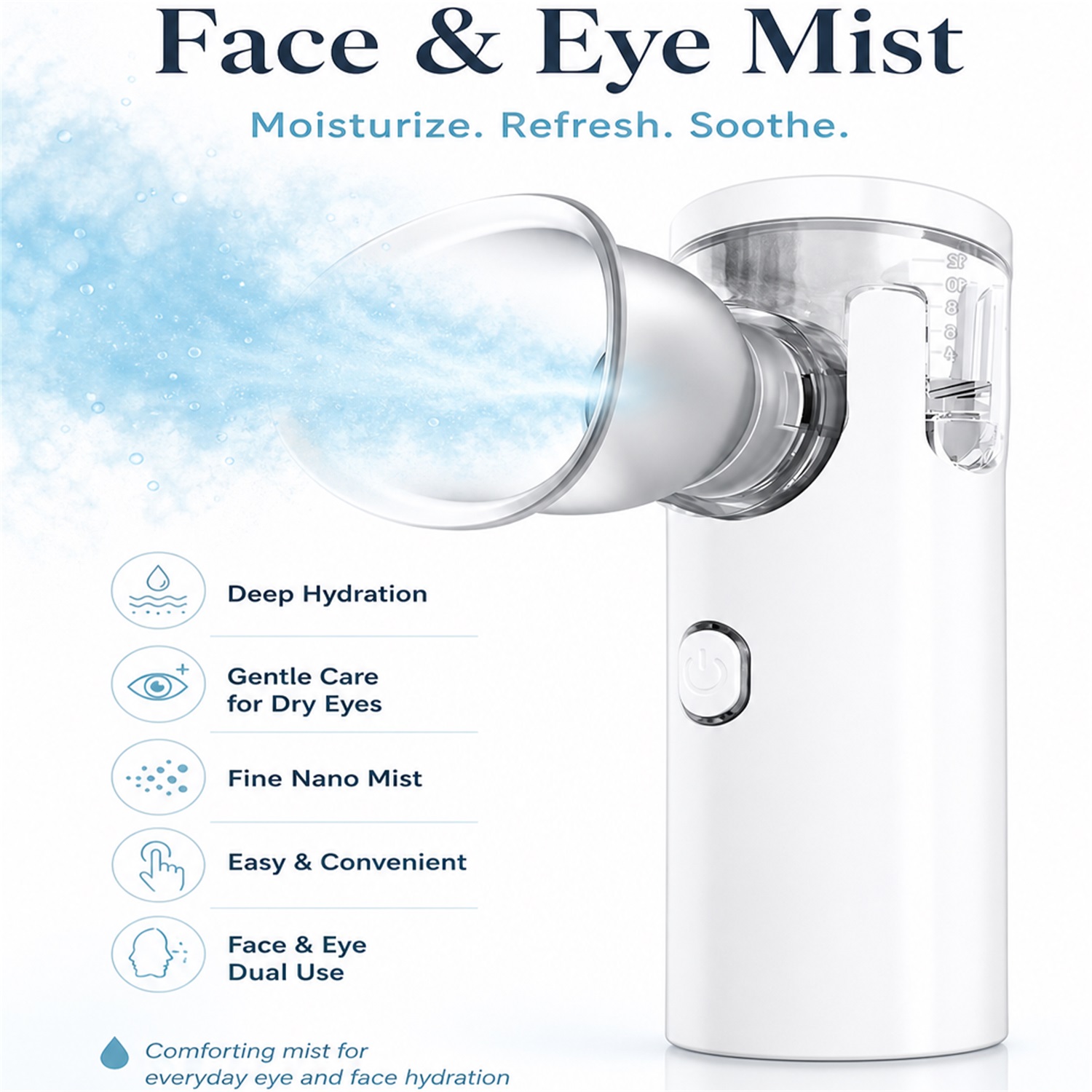 Humidificador Nano para Ojos,  - Face Steamer reseña y precio