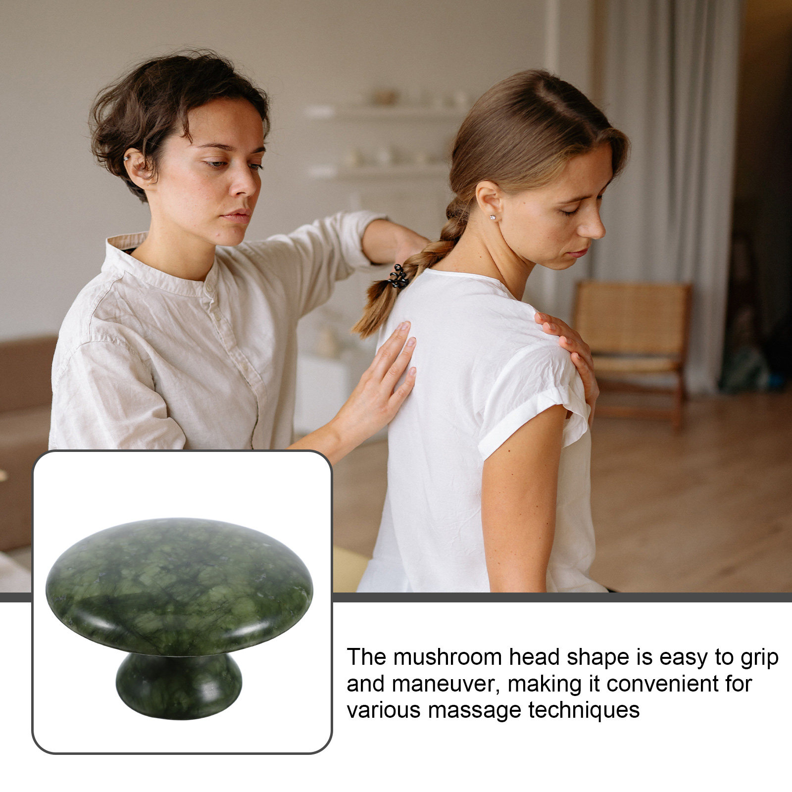 Piedra de masaje Gua Sha con f - Spa Massager reseña y precio