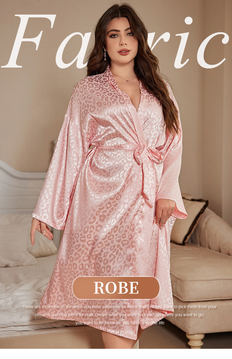 Bata de dormir de talla grande - Bathrobe reseña y precio