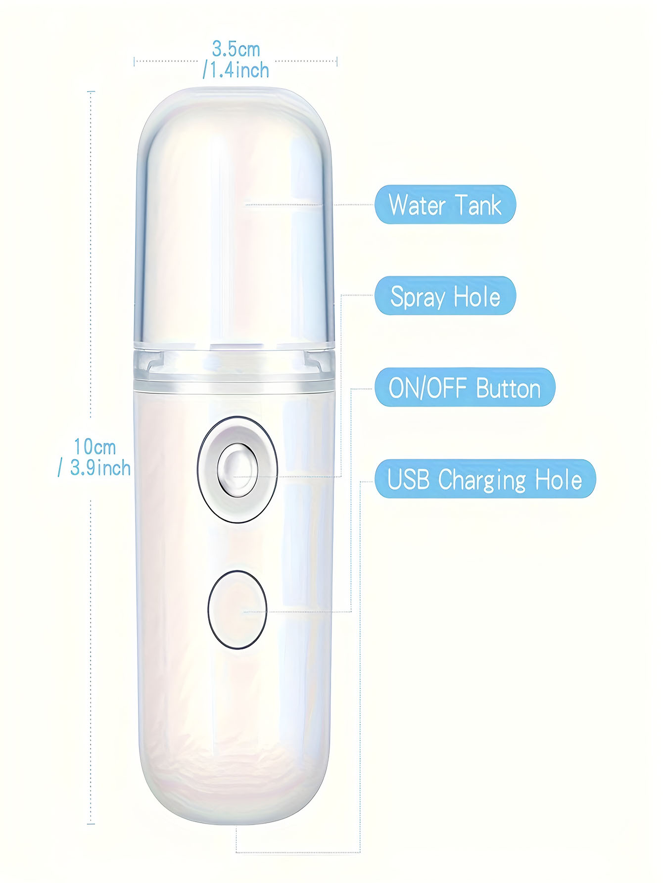 Pulverizador Facial de niebla  - Face Steamer reseña y precio