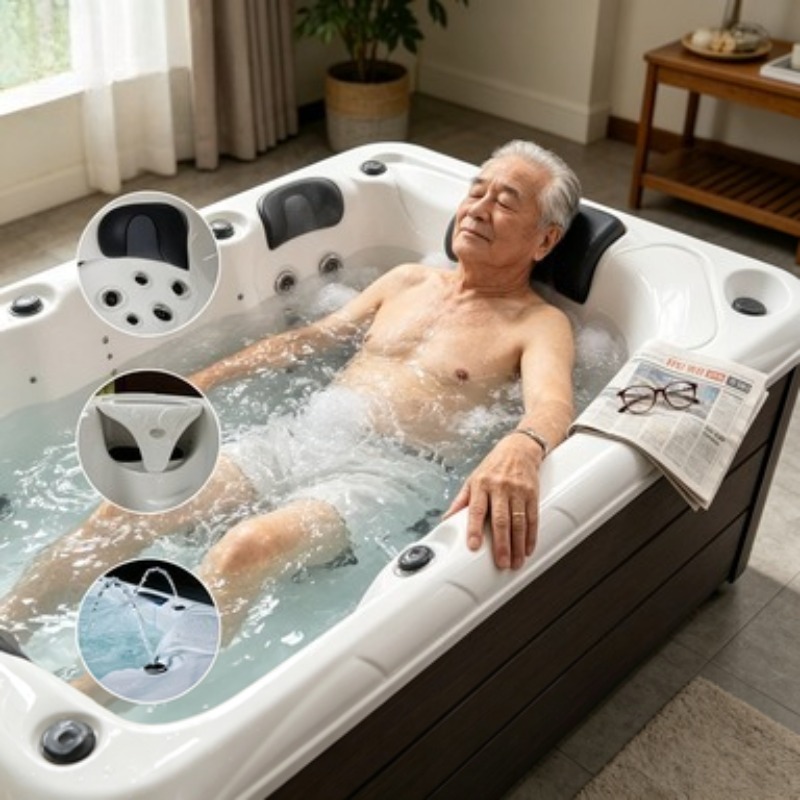 Bañera de Hidromasaje Acrílica - Spa Massager reseña y precio