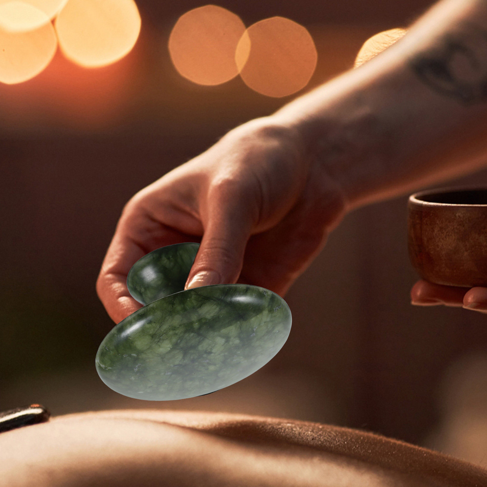Piedra de masaje Gua Sha con f - Spa Massager reseña y precio